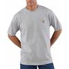 Carhartt Big & Tall Workwear Pocket Short-Sleeve T-Shirt, Grigio (Heather), M Uomo