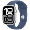 Apple Watch Serie10 46mm AC/Silver SB/Denim S/M ITA MWWL3QL/A