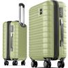 Travely Valigia bagaglio a mano 55x40x20cm - adatta per Ryanair, Lufthansa, Eurowings e co. I Trolley da cabina 36L con rotelle morbide e pratico lucchetto TSA, valigia da cabina