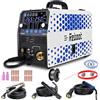 Reboot Macchina per saldatura 6 in 1, postazione per saldatura MIG da 250A - 240V - Alluminio, Metallo - Funzionalità MIG (Con Gas/Senza Gas), Elettrodo, Lift TIG, Saldatura a Punti, Multi Professionale