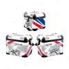 Kit Protezioni Adesivi per Valigie ALU compatibili per BMW Rallye R1200 R1250 GS