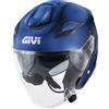 Givi Casco Moto Jet Givi X29 FIBRA Blu Opaco