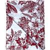Ragged Rose Tovaglia natalizia in lino con stampe in stile nordico per soggiorno e cucina, tovaglia di cotone adatta a un tavolo da 1,8-2,8 m