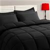 TAIMIT Set copripiumino per letto matrimoniale, 7 pezzi, set di biancheria da letto per tutte le stagioni, morbido, trapuntato, caldo, soffice, reversibile, lenzuolo piano, lenzuolo con angoli, 2