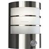 Philips myGarden Lampada da parete a LED Calgary con sensore di movimento, richiede una lampadina da 60 W, in acciaio inox