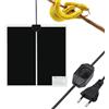 MUYIRTED Tappetino Riscaldante Rettili 14 Watt, Tappetino Riscaldante per Rettile Terrario, per Serpenti, Tartarughe, Gechi, Lucertole, 28x28cm