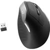 Ewent Mouse Verticale Wireless Ergonomico, Design Ergonomico Senza Fili, 800/1200/2400 DPI, Ricevitore Nano, USB-A, 2.4GHz, 6 Pulsanti, per PC,Computer,Portatile,Mac,Laptop, per Casa e Ufficio, Nero