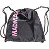 MAD MAX Impermeabile Gymsack, Unisex, Waterproof, Black/Pink, Taglia Unica
