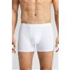 Intimissimi Boxer Cotone Con Elastico A Vista Bianco