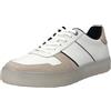 Bugatti 321-AP901 - Sneaker da Uomo, Colore: Bianco/Bianco, 45 EU, Bianco Offwhite, 45 EU Larga
