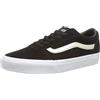 Vans Ward, Sneaker Donna, Suede Metallic Black Gold, 34.5 EU