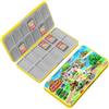 doepeBAE Custodia per Schede di Gioco, Custodie Giochi Switch, Switch Game Card Case, Scatola per Carte con Fodera in Silicone, Con 24 Slot per Cartucce di Gioco e 24 Slot per Schede SD (24L)