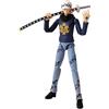 Bandai Anime Heroes, One Piece, action figure Anime heroes 17 cm, Trafalgar Law, Figura articolata Law One Piece, Licenza ufficiale, 36937