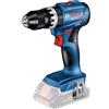 Bosch Professional 18V System Trapano Avvitatore con Percussione a Batteria GSB 18V-45 (Velocità di Rotazione di 1.900 giri/min, senza Batterie e Caricabatteria, in L-BOXX)