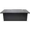 Yale Security YALE Cassaforte da pavimento YY-FLS0000 grigia, apertura con chiave meccanica, dimensioni: 130 x 390 x 350 mm