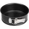 Zenker Stampo Tortiera Apribile Mini Size Ø 18cm con Cerniera in Carbon Steel con Rivestimento antiaderente,(colore: nero), quantità: 1 pezzo Bordo Salva Impasto