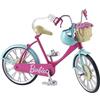 Barbie Bicicletta per Bambole con Casco e Accessori, Multicolore, Giocattolo per Bambini 3 + Anni, DVX55