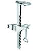 com-four® Porta ombrellone in Acciaio zincato - Porta ombrellone per Balcone - Porta ombrelloni da Esterno - Gancio per ombrellone (Ø 25-32mm - 01 Pezzi)