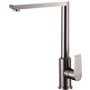 INEX EUROPA Rubinetto da cucina in titanio anti-impronte con valvola in ceramica, 10 anni di garanzia - Rubinetto in acciaio inox resistente alla corrosione - Rubinetto da cucina facile da installare