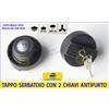 Sispa Tappo Serbatoio COMPATIBILE x AUDI A2 dal 2000 2005 Carburante Chiavi Antifurto