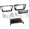 Kit Mascherina 2 DIN Per Fiat Grande Punto – Staffe Incluse, Colore Antracite, Per Radio Con Monitor Motorizzato