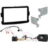 G.M. Production Kit autoradio comandi DOPPIO 2 DIN OPACO DACIA Sander RENAULT Captur 2013 a 2017