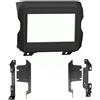 G.M. Production Mascherina autoradio monitor Doppio 2 Din JEEP WRANGLER da 2018 L shape 6,8"