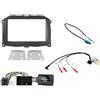 G.M. Production Mascherina comandi autoradio monitor Gps kit Doppio 2 Din Alfa Giulietta da 2014