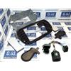 G.M. Production Mascherina autoradio NERA Doppio 2 Din FIAT 500 con ARIA AIR e comandi volante