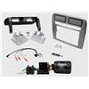 G.M. Production MASCHERINA DARK GRAY COMANDI VOLANTE AUTORADIO NAVIGATORE GPS 2 DIN GRANDE PUNTO