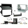 G.M. Production Kit info radio Doppio 2 Din PORSCHE MACAN 2014 a 2016 MATT BLACK max 98x172 mm