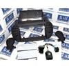 G.M. Production Mascherina OPACO NERO autoradio Doppio 2 Din FIAT 500 e ARIA con comandi volante