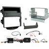 G.M. Production Kit base radio Doppio 2 Din PORSCHE MACAN 2014 a 2016 MATT BLACK max 98x172 mm