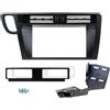 G.M. Mascherina supporto autoradio Doppio 2 Din Audi Q5 2008 2016 solo guida sinistra