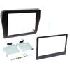 G.M. Production Mascherina plastica kit autoradio Doppio 2 Din Suzuki Swift 2018 nero matt ad 8"