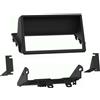 G.M. Production Mascherina radio monitor Doppio 2 Din Toyota Yaris 2019 a 2020 Nero L shape 6,8"