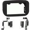 G.M. Production Mascherina autoradio monitor Doppio 2 Din FORD TRANSIT da 2020 Nero L shape 6,8"