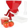 TOPINCN Passapomodoro, Passapomodoro Manuale con Base a Ventosa Macchina per Pressa per Pomodoro per Portatile Fatta in Casa Facile da Pressare Frutta