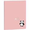 EXACOMPTA - Rif. 2105038E - 1 Notebook Cute Friends a righe Panda 15 x 21 cm - Visual panda