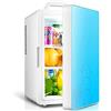 BNVXR Mini Frigo da 16 Litri, Frigoriferi Compatti Portatili a Porta Singola con Funzione di Riscaldamento e Raffreddamento da 0-65°C, 2 Spine per Presa Domestica e Caricatore per Auto da 12 V