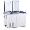 BNVXR TEmkin Mini Frigo Frigo ad Alta Capacità da 52 Litri Frigo Portatile Elettrico AC+DC 12/24 V, Compatto, Portatile e Silenzioso, per Casa, Camera da Letto, Auto, Vacanze