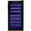 KuKoo Cantinetta Vino da Incasso 78L Nero per 28 Bottiglie - Porta in Vetro, Luci LED 7 Colori, Telecomando, Display Digitale, Pannello Touch, Raffreddamento Termoelettrico 8-18°C