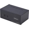 StarTech.com Switch KVM a 2 porte con doppio monitor DisplayPort e HDMI, 4K 60Hz