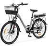 Lancia Ypsilon Incanto, Bici Elettrica a Pedalata Assistita, Ruote 26, Max 70 km di Autonomia, Motore 250W, Batteria 374Wh, Freni a Disco, 23 kg