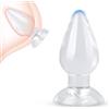 BDSMAGE Plug Anale Dildo Anal Plug in Donne Uomo,Plug Anale-dilatatore in TPE, Coppia Dilatatori Anali SexToy, Butt Plug Anali Giocattoli (Grande)