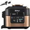 Ninja Speedi Pentola Elettrica Rapida 10 in 1, Friggitrice ad Aria, 5,7 l, Pasti per 4 in 15 Minuti, Frittura ad Aria e Cottura al Vapore, Nero/Rame, ON400EUCP