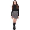 TRENDYOL Gonna da Donna Basics Mini A-Line a Matita, in Tessuto Skirt, Schwarz, 42