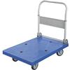 Fervi C300 Carrello con Piattaforma da 400 Kg, Grigio/Ciano