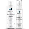 HEVOLUTA Hevolurose Spray Viso Idratante Tonico, 100 ml + ricarica da 200 ml | Rinfrescante con Acido Ipocloroso, per Pelle Sensibile, Acne, Scottature, Punture di Insetti, Irritazioni