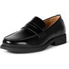 Amazon Essentials Mocassini Eleganti Uomo, Nero Finta Pelle, 43 EU